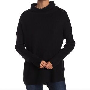Devotion by cyrus Cowlneck Ribbed Tunic Sweater